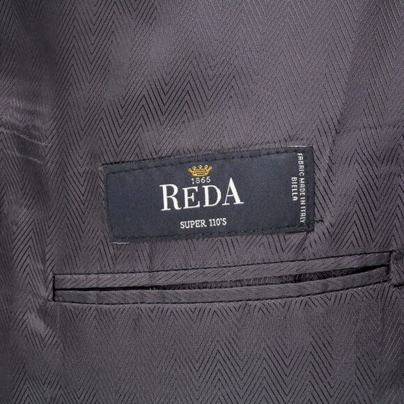 Joseph Abboud Sport Coat Mens 48R Black Micro Stripe Wool Tweed Jacket Lined - Picture 12 of 16